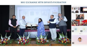 MoU Exchange with Infosys Foundation